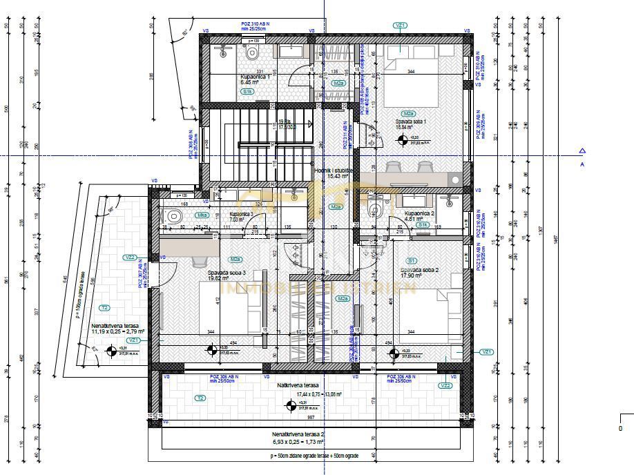 Zemljišče z gradbenim dovoljenjem v Tinjanu